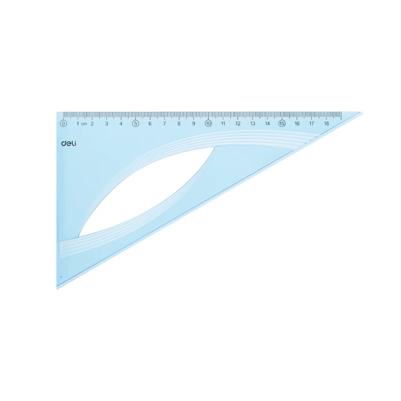 Escuadra Cartabon Plastico 21Cm/60° Deli