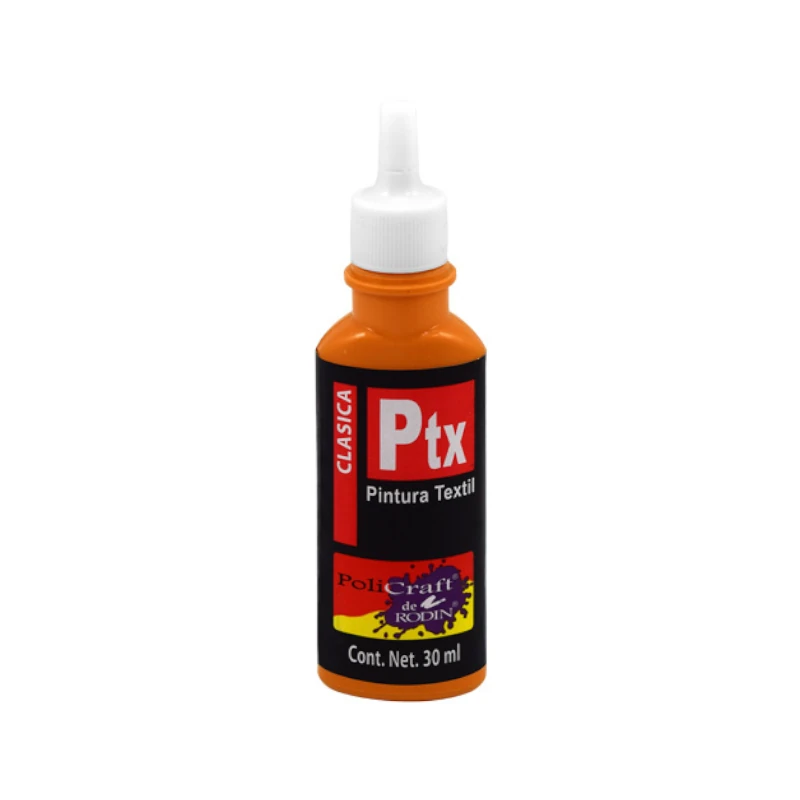 Pintura Textil 30Ml Naranja Politec