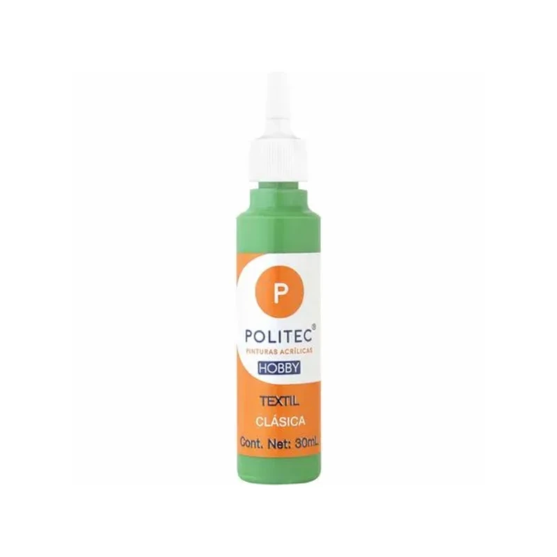 Pintura Textil 30Ml Verde Claro Politec