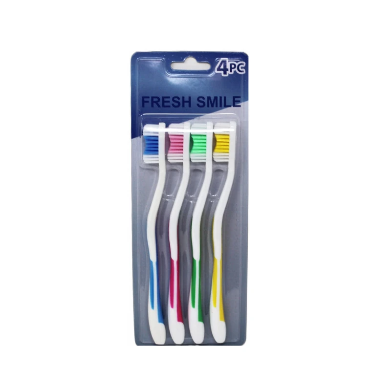 Cepillo Dental Colores Surtidos 4 Piezas
