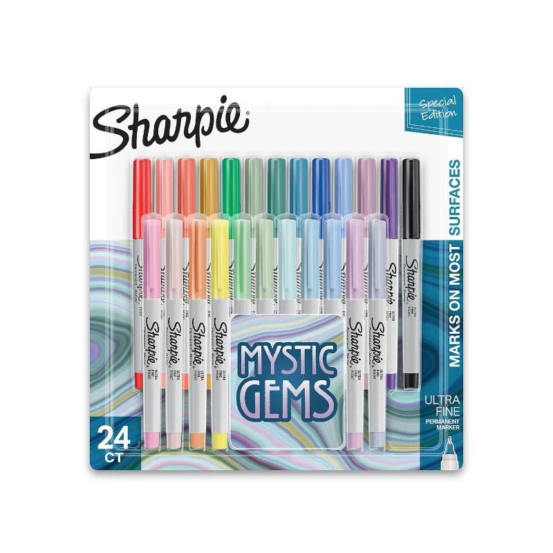 Marcador Permanente Sharpie 24 Colores Surtidos Pastel