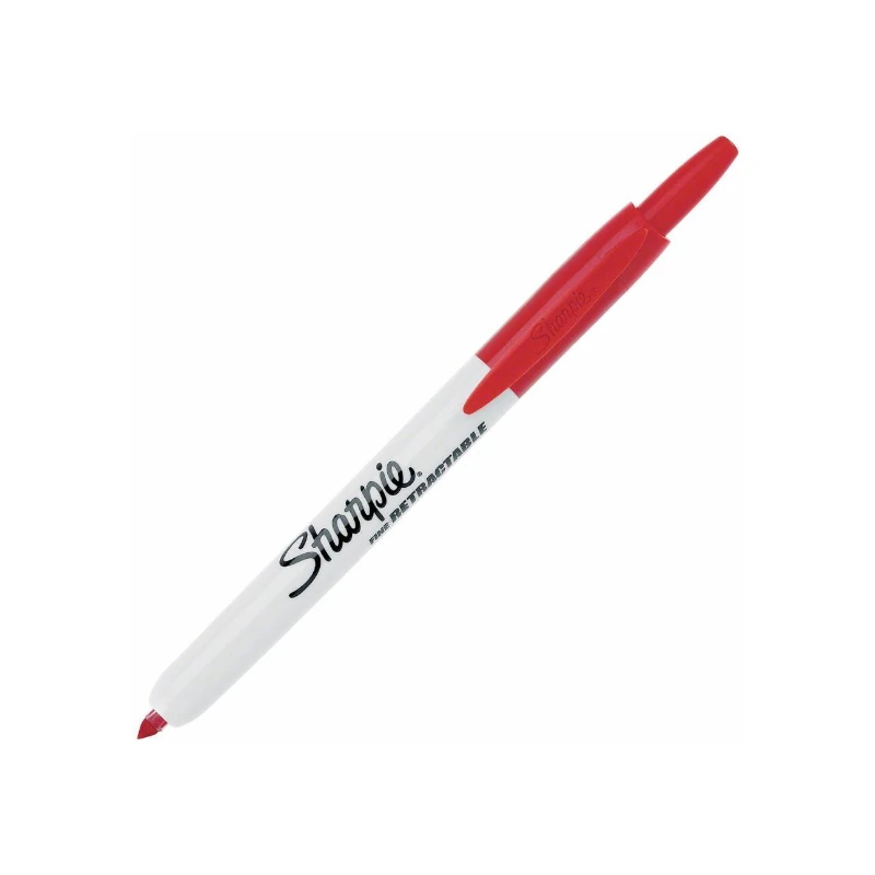Marcador Permanente Sharpie Rojo Fino