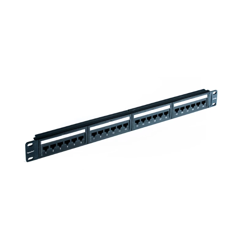 Patch Panel Cat 6  24Pto Gigabit Ethernet 10/100/1000 Nitrotel