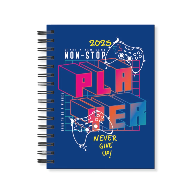 Agenda Espiral 2025 Ferrini Con Diseño Sport Player