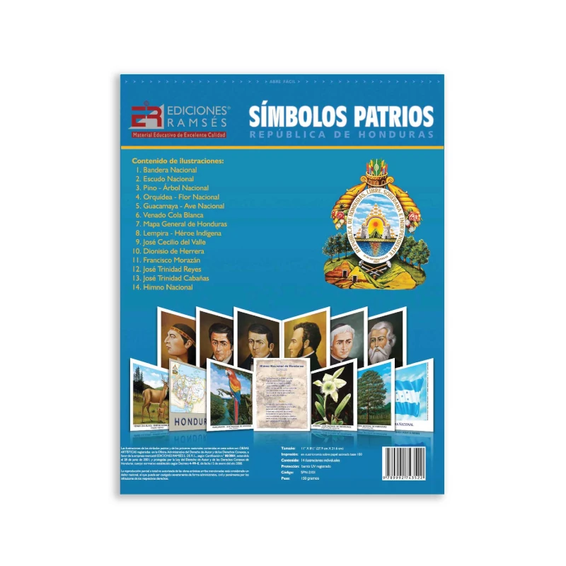 Set Simbolos Patrios Grandes 14x11