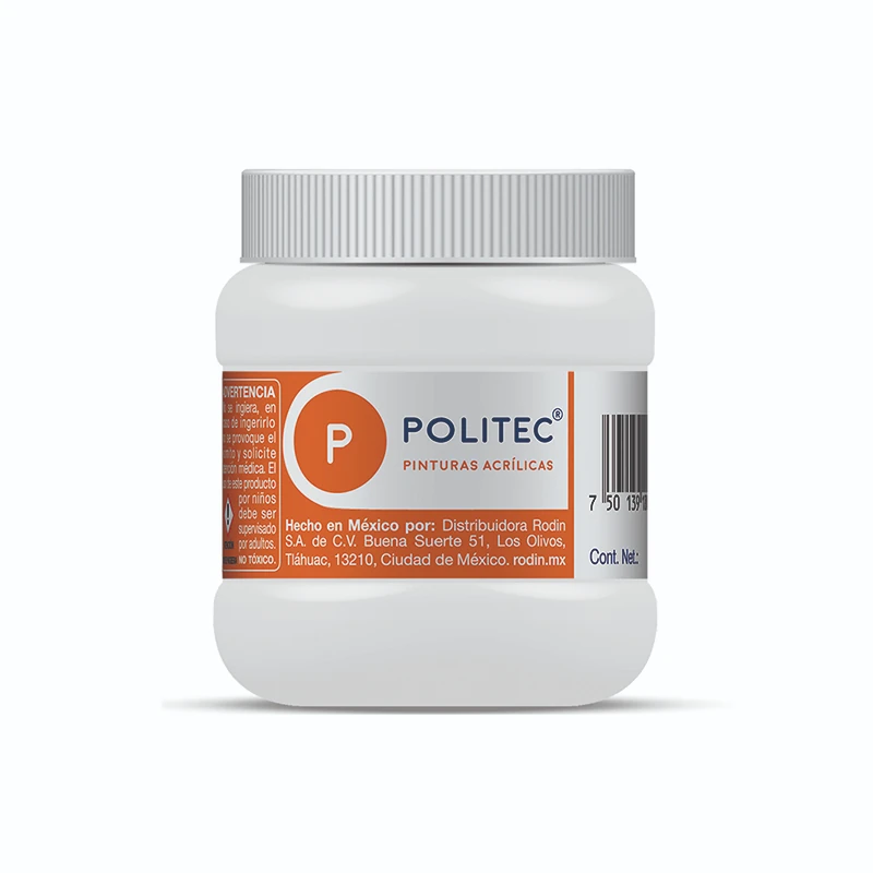 Pintura Acrilica 250Ml Blanco Politec