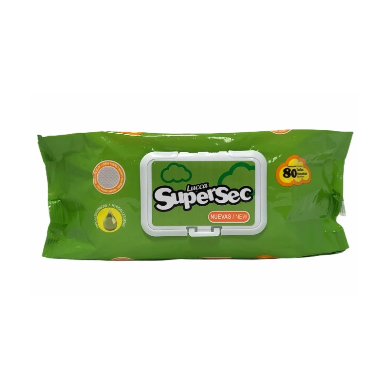 Toallitas Humedas Lucca Supersec Pqt80