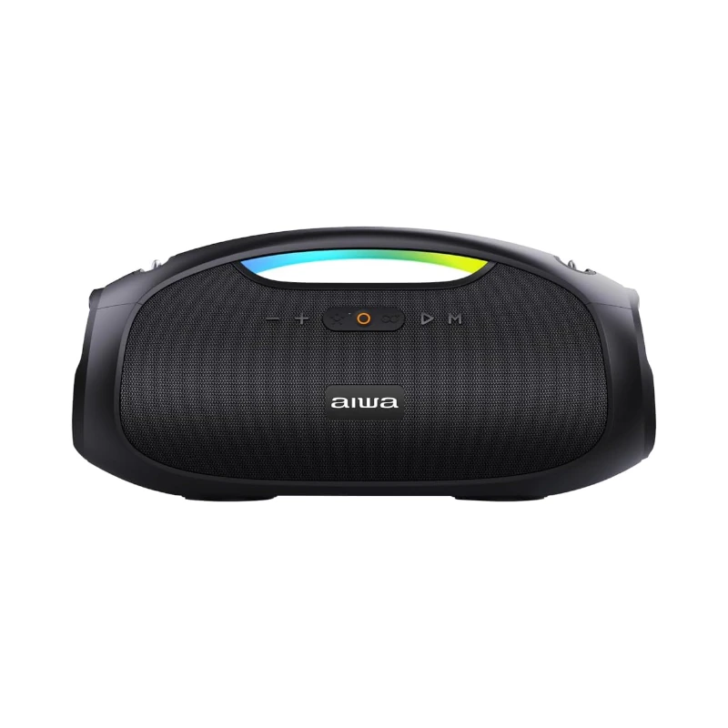 Parlante Portatil 60W Boombox Inalambrico Bluetooth Negro Aiwa