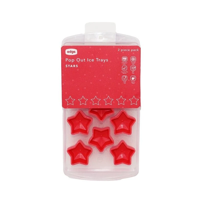 Bandeja Para Hielo Paquete2 Cubos Estrella