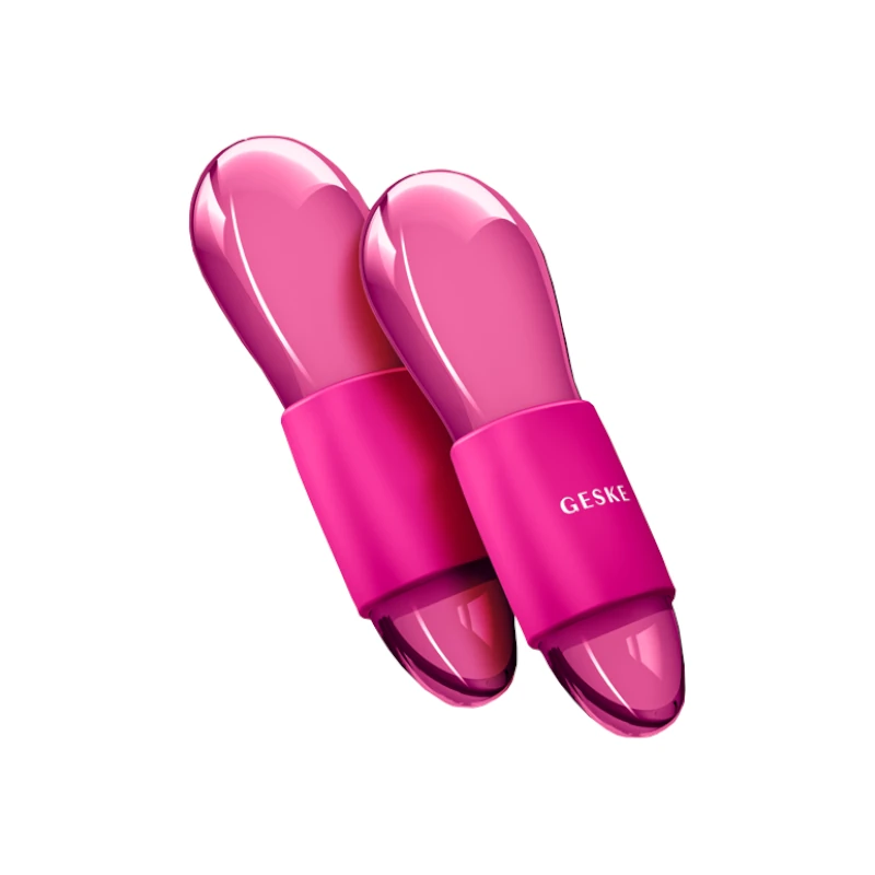 Masajeador Facial y de Ojos Dúo Frío y Cálido 7en1 Rosa Geske