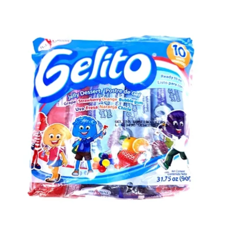 Gelatinas Gelito Pqt10 900Gr