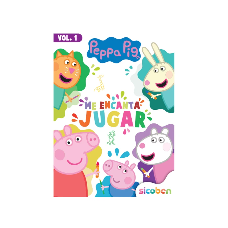 Libro De Actividades Me Encanta Jugar Con Peppa Pig 64 Pag