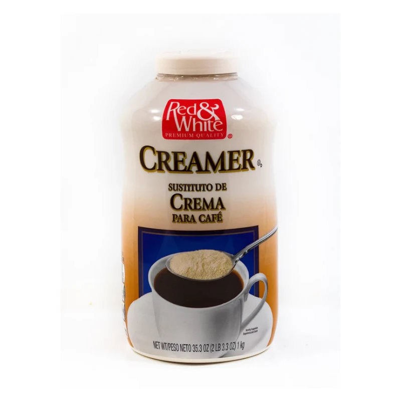 Crema P/Cafe Red & White 35 Onz