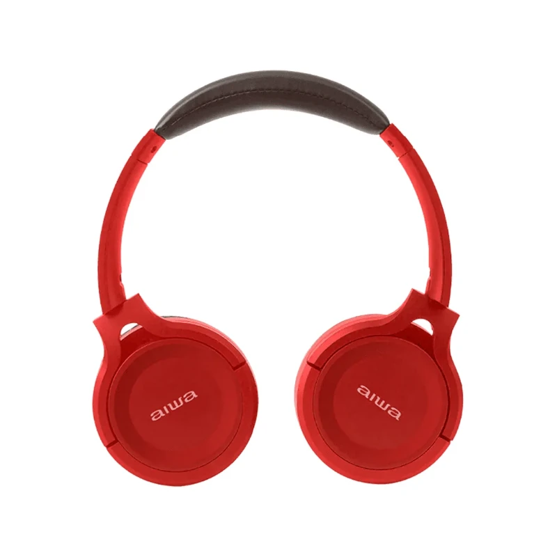 Audifono Aiwa C/Microfono Inalambrico Bluetooth Awk17R Rojo