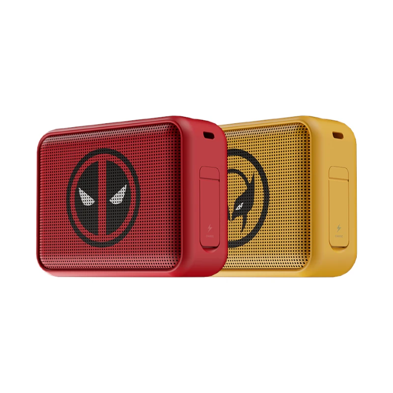 Parlante Klipx Inalambrico Portatil Pack2 Marvel Deadpool-Wolverine 6W Kbs-025Md