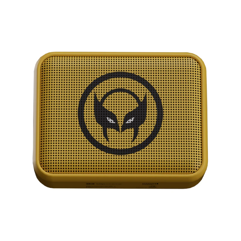 Parlante Klipx Inalambrico Portatil Marvel Wolverine 6W Amarillo Kbs-025Md