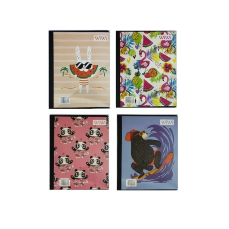 Cuaderno Cosido Grande 200 Paginas Cuadricula Wiwi Femenino