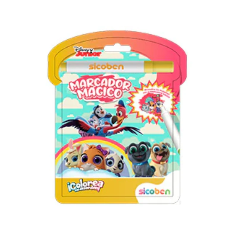 Libro De Actividades Con Marcador Magico Pasta Dura Disney