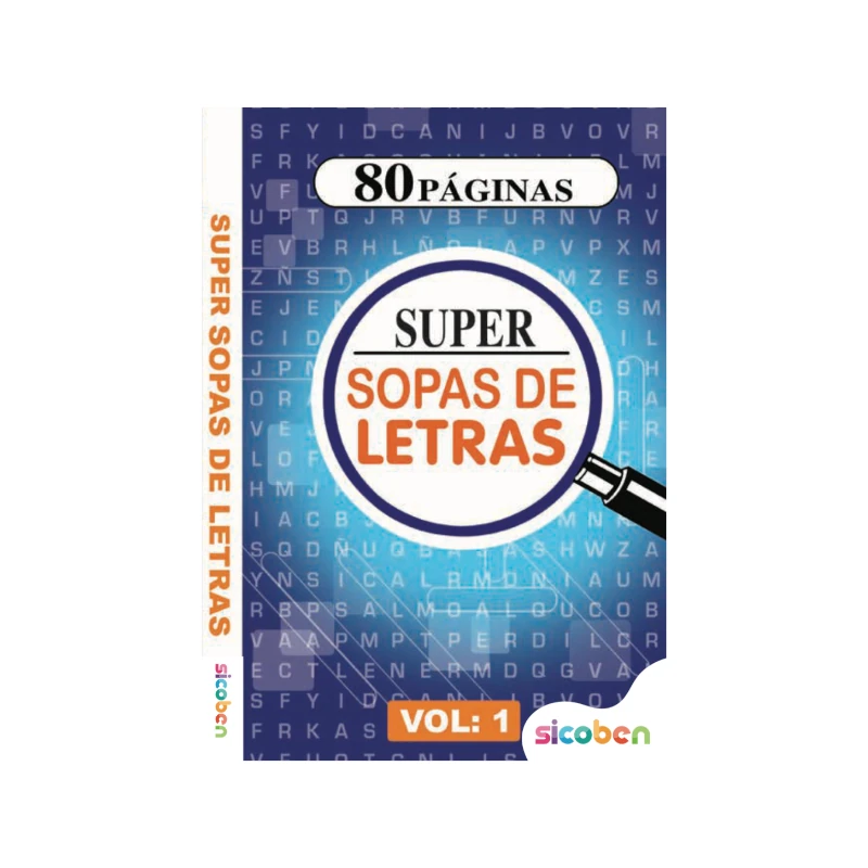 Libro De Actividades Super Sopa De Letras Español 80 Pag