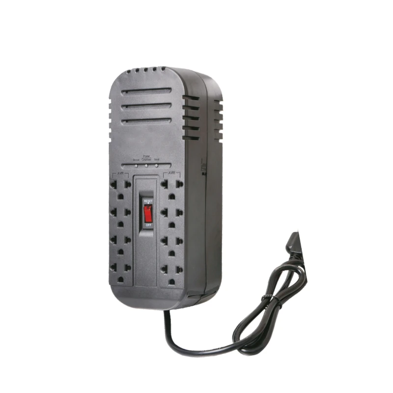 Regulador Nenotech 1000Va 500W 8 Salidas Negro