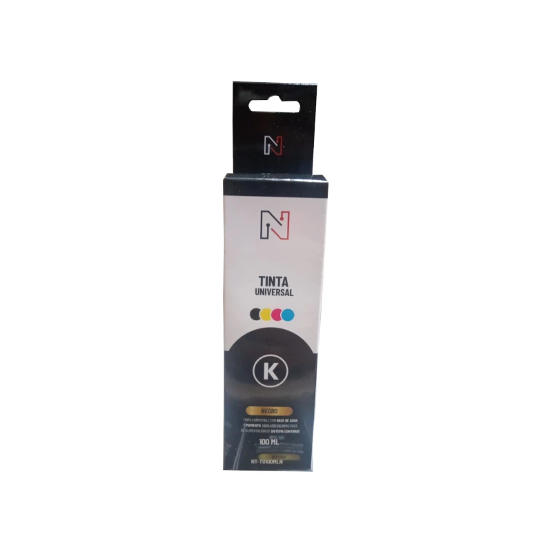 Tinta Nenotech 100Ml Neg Can/Hp/Lex/Eps/Bro