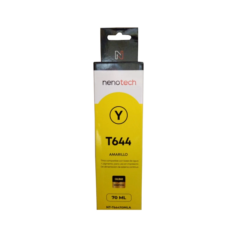 Tinta Nenotech 70Ml Epson Yell L110/L200/L210/L350/L355/L555