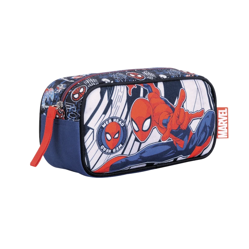 Lapicero Rectang Spider Man Gray