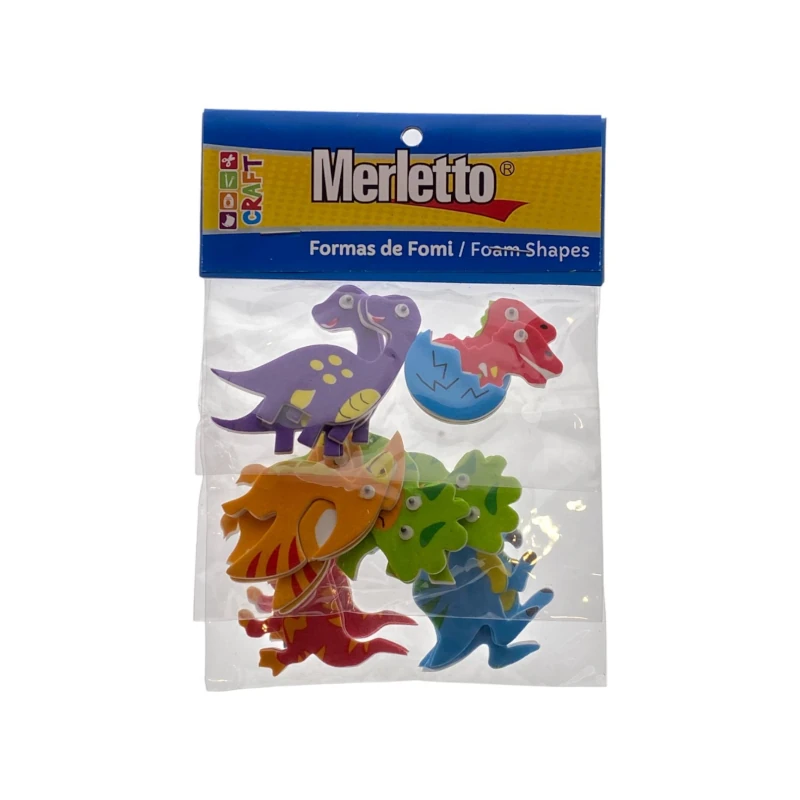 Foamy Adhesivo 3D Dinosaurio Merletto