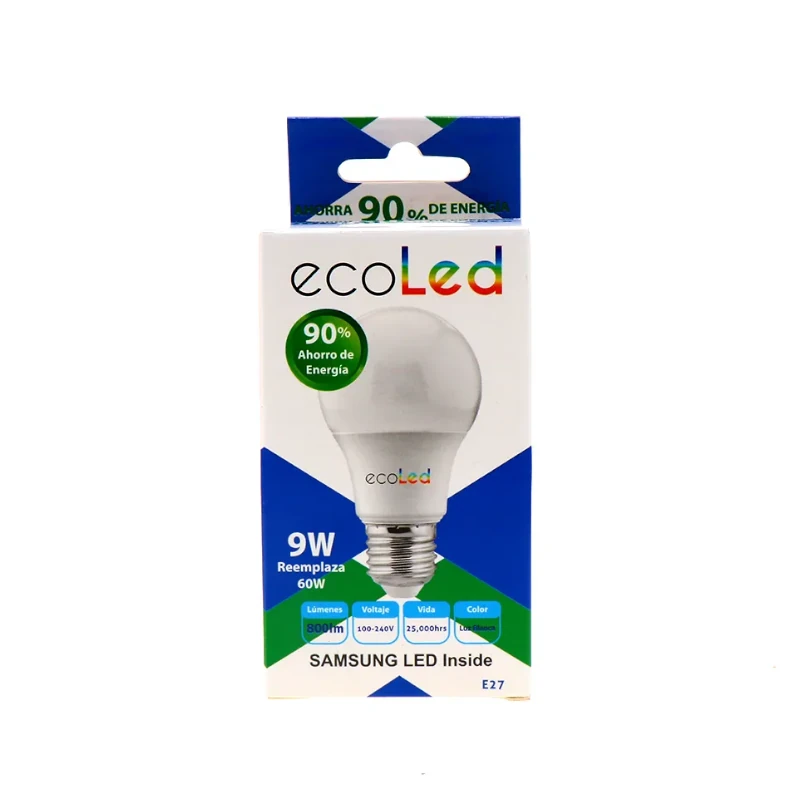 Bombillo Ecologico 9w Ecoled Blco