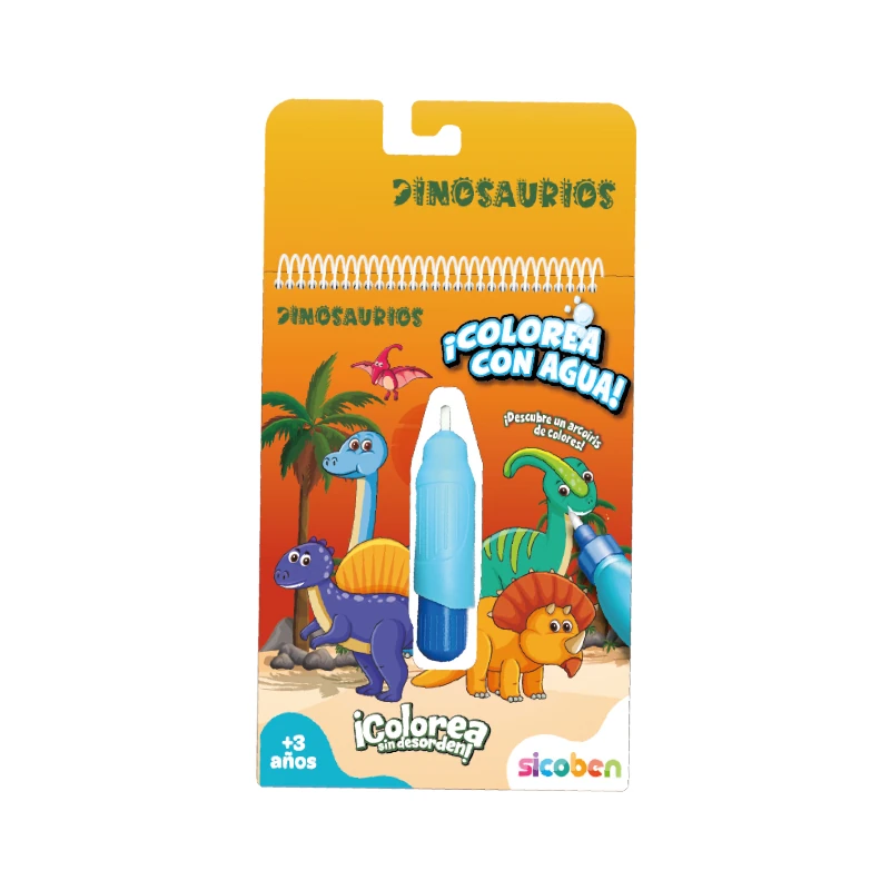 Libro De Actividades Colorea Con Agua Sicoben Surt Pd 4 Pag