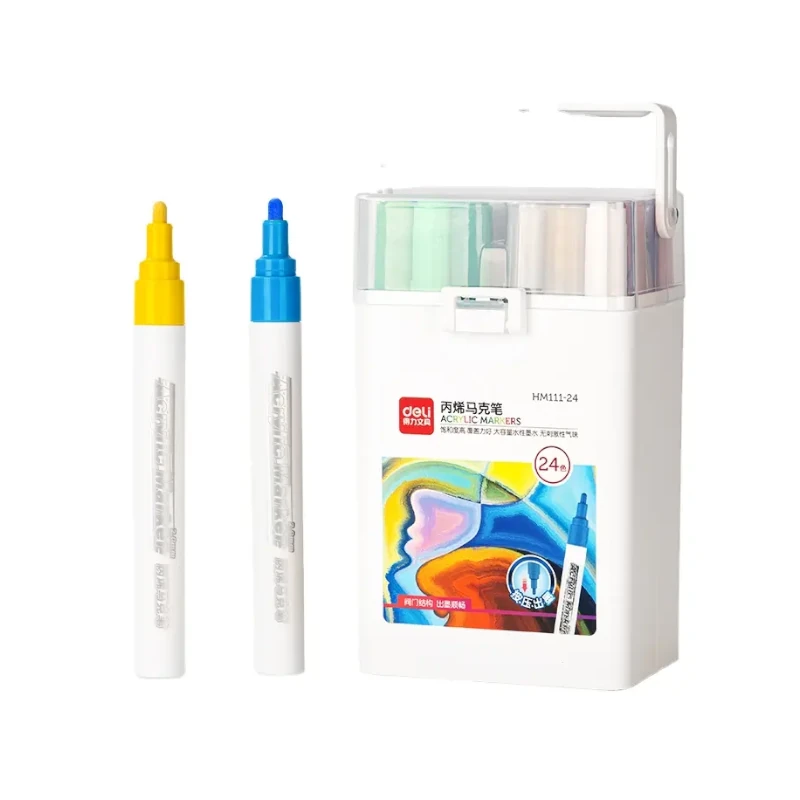 Marcador Acrilico Paquete 24 Deli