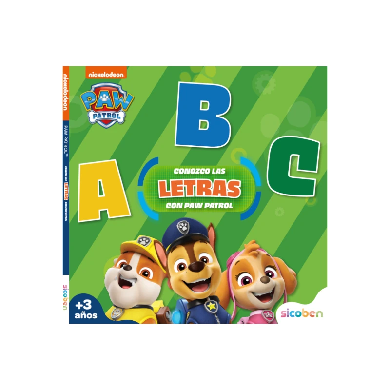 Libro De Lectura Conozco Los Numeros y Letras Paw Patrol Surtido Pasta Dura