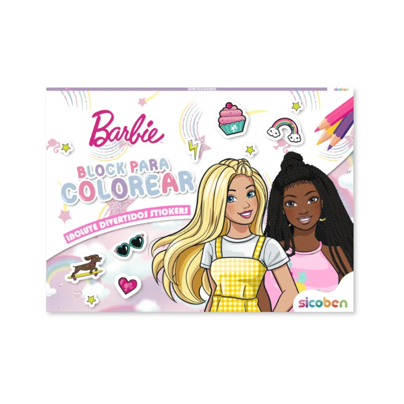 Libro De Actividades Coloreo Con Stickers Surtido 24 Paginas