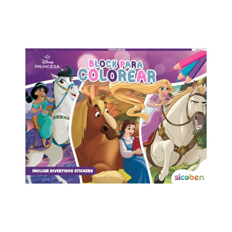 Libro De Actividades Coloreo Con Stickers Stitch Surtido 24 Paginas