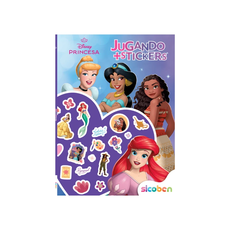 Libro De Actividades Jugando Princesas Y Disney Baby Con Stickers Surtido