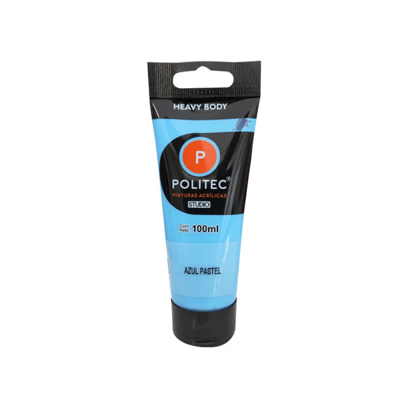 Pintura Acrilica L-3000 100Ml Azul Pastel Politec