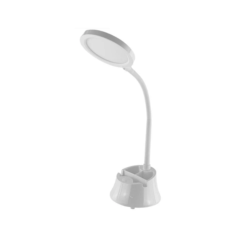Lampara De Mesa Led Recargable 5V Blanco 43.5Cm