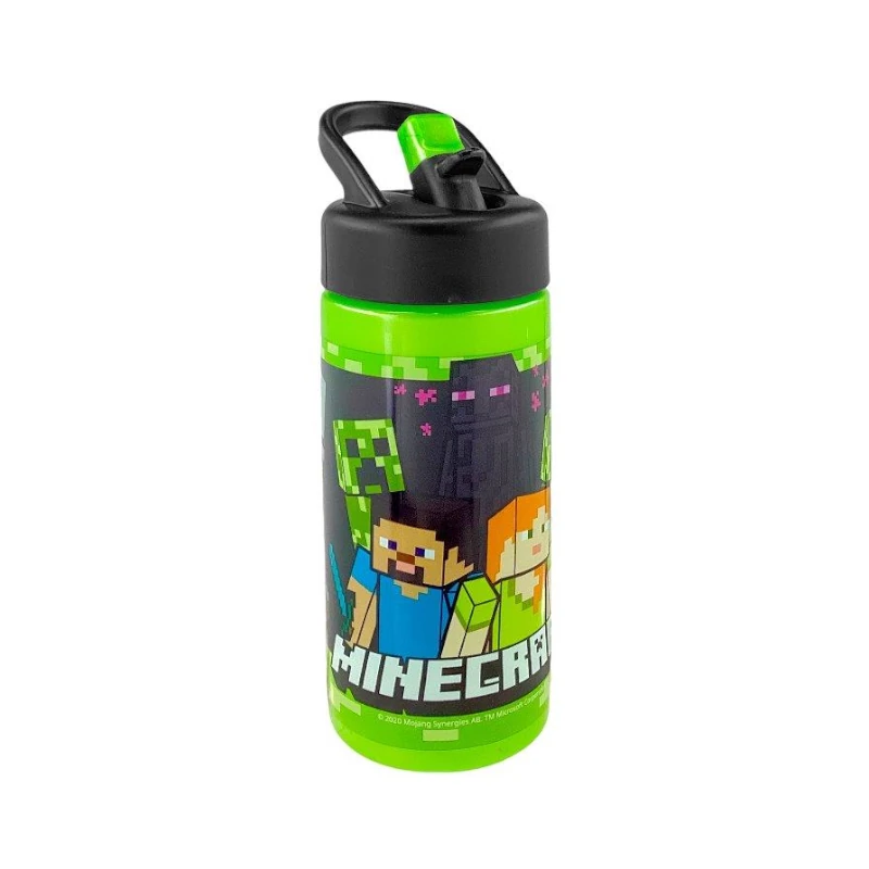 Termo Plastico Minecraft 410 Ml