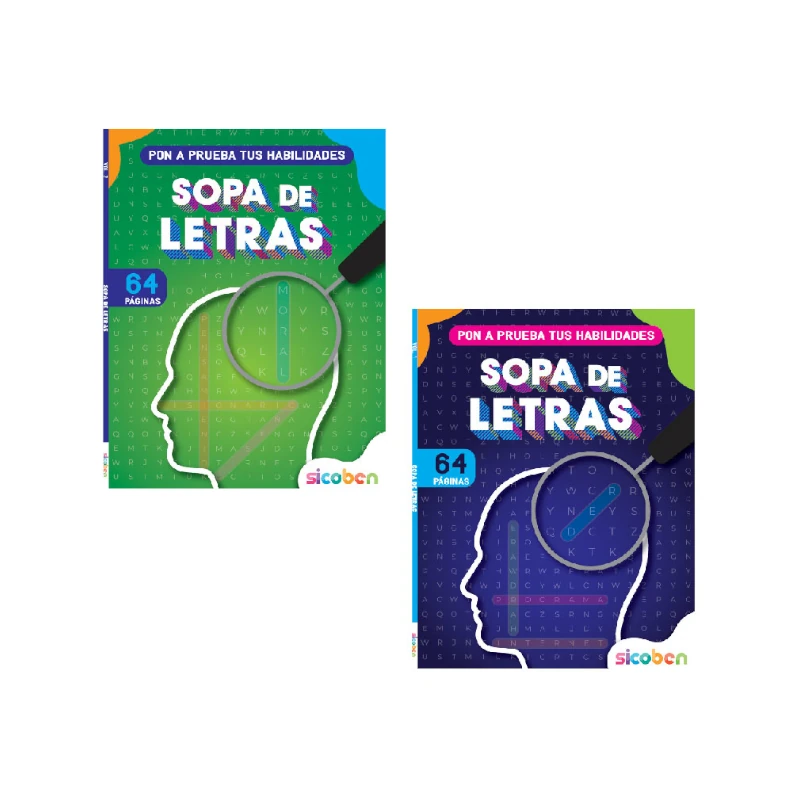 Libro De Actividades Sopa de Letras 64 Pag