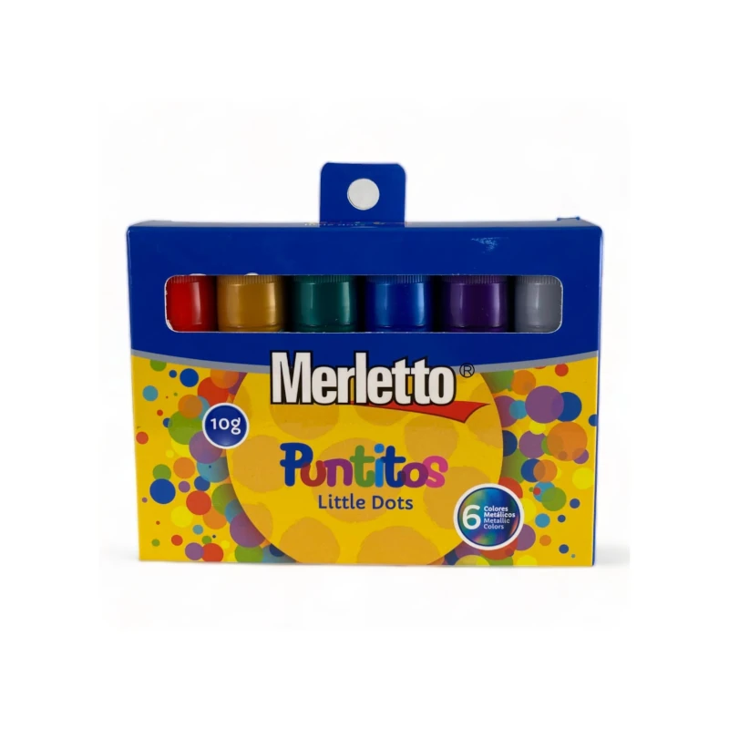 Tempera Escolar En Barra Paquete6 Metalico