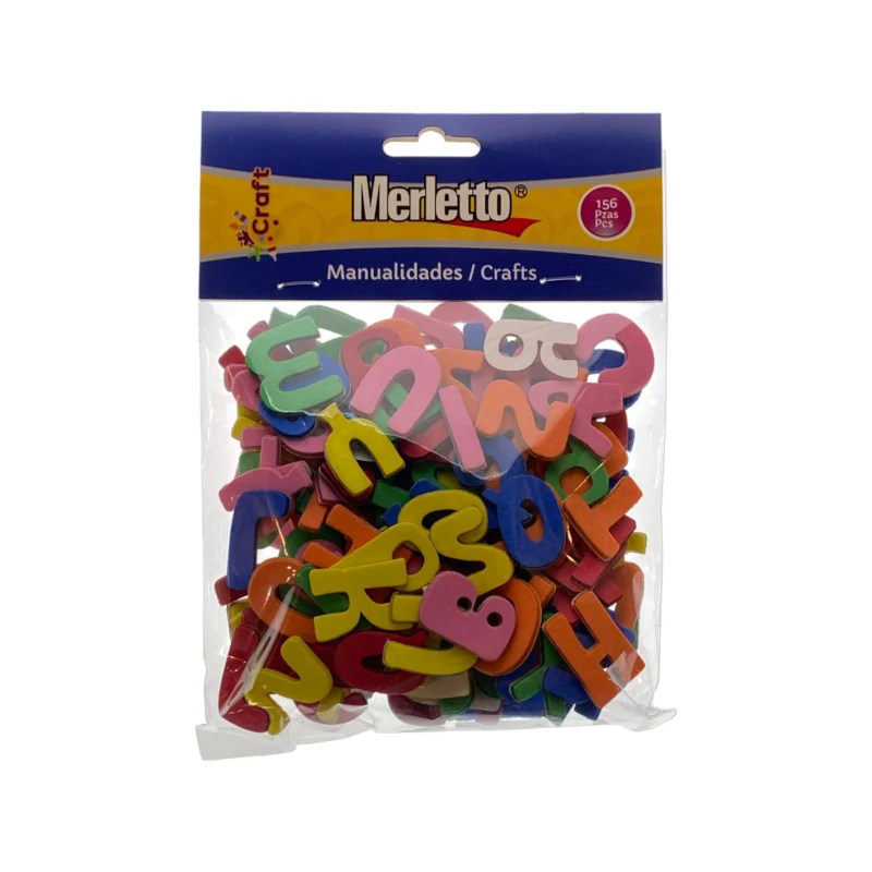 Foamy Adhesivo 3D Alfabeto Merletto