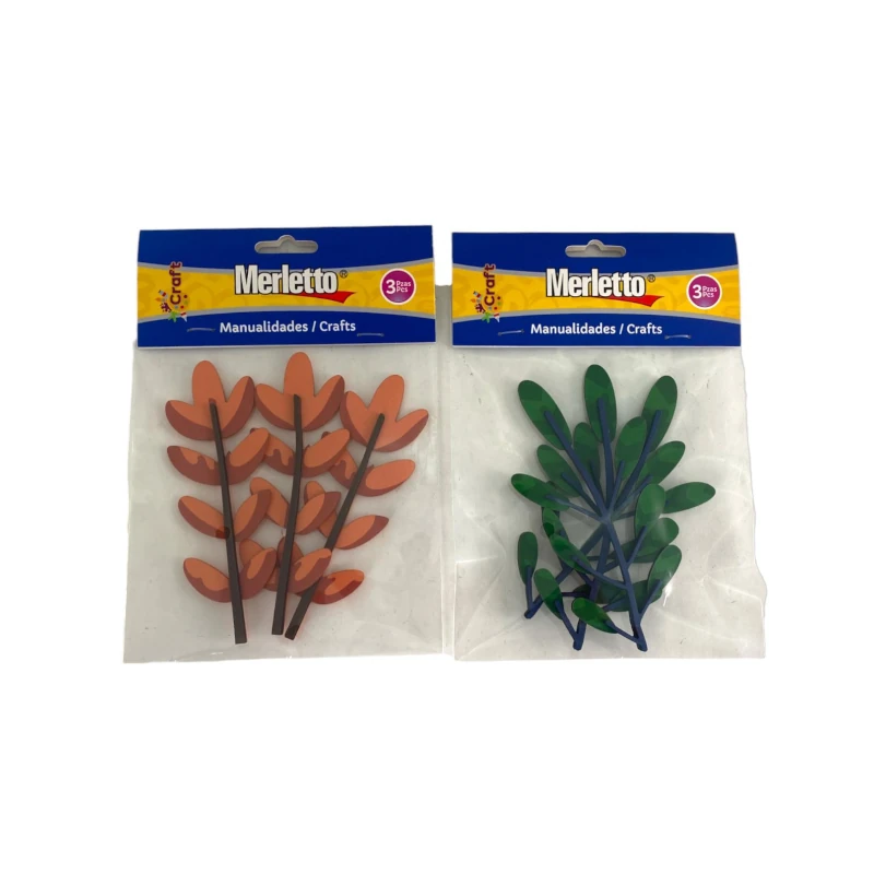 Foamy Adhesivo 3D Plantas Merletto