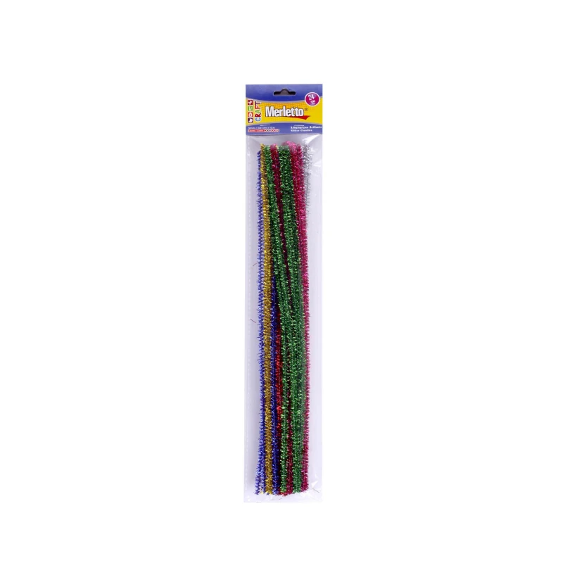 Limpia Pipas Paquete 24 Colores Brillantes Merletto