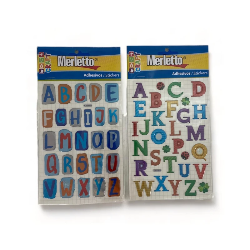 Calcomania 3D Abc Merletto Surtido