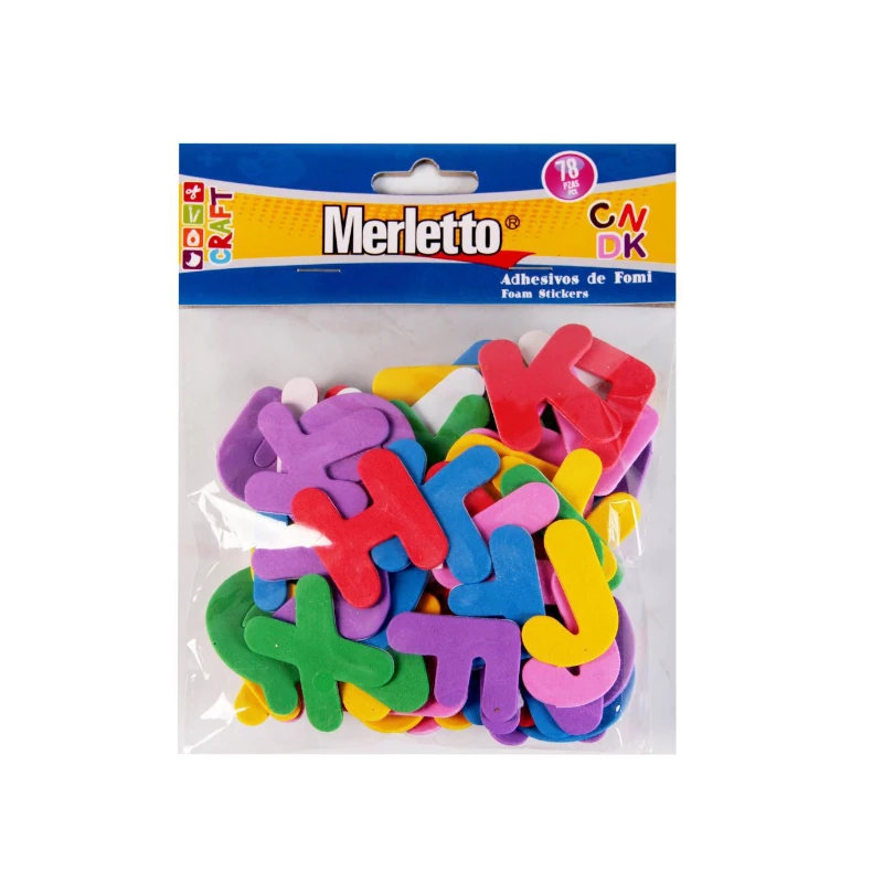 Foamy Adhesivo Letras Surtido Merletto