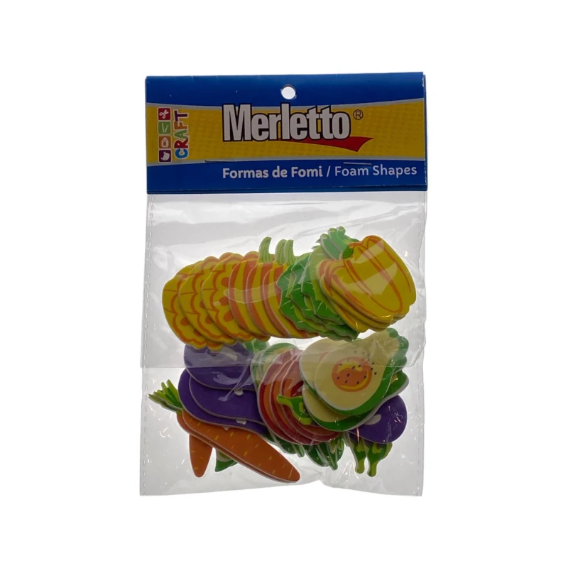 Foamy Adhesivo 3D Vegetales Y Frutas Merletto