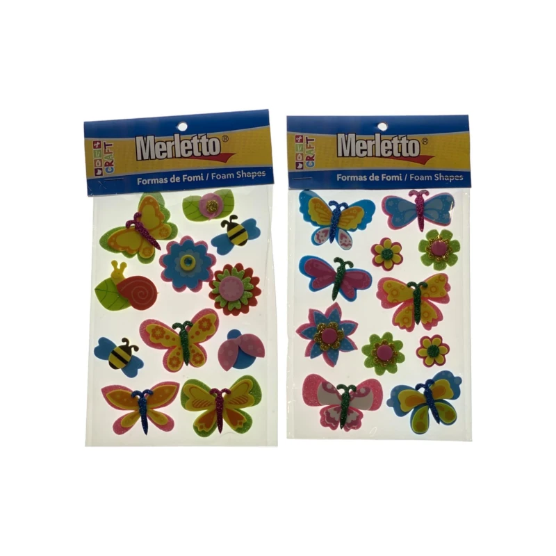 Foamy Adhesivo 3D Mariposa Merletto