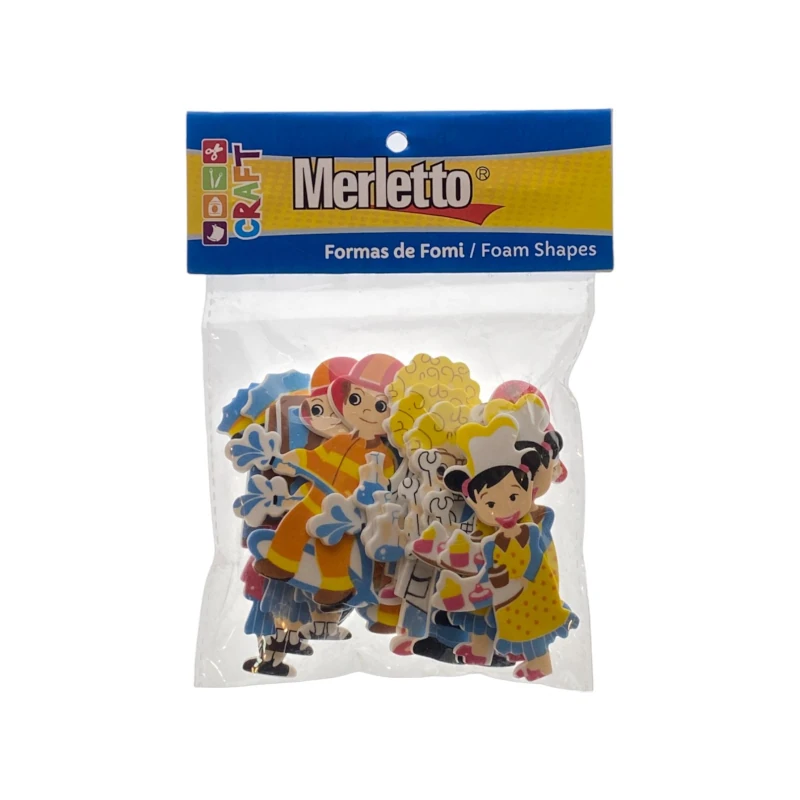 Foamy Adhesivo 3D Profesiones Merletto