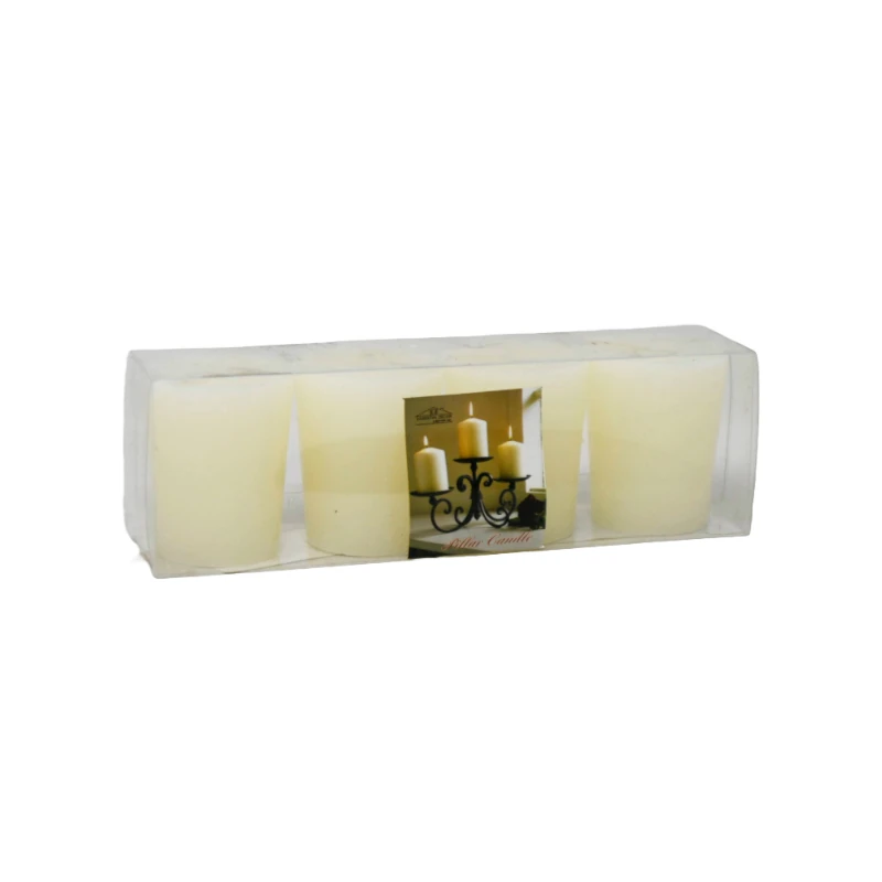 Velas 1.5X2  Paquete4 Pilar Camille