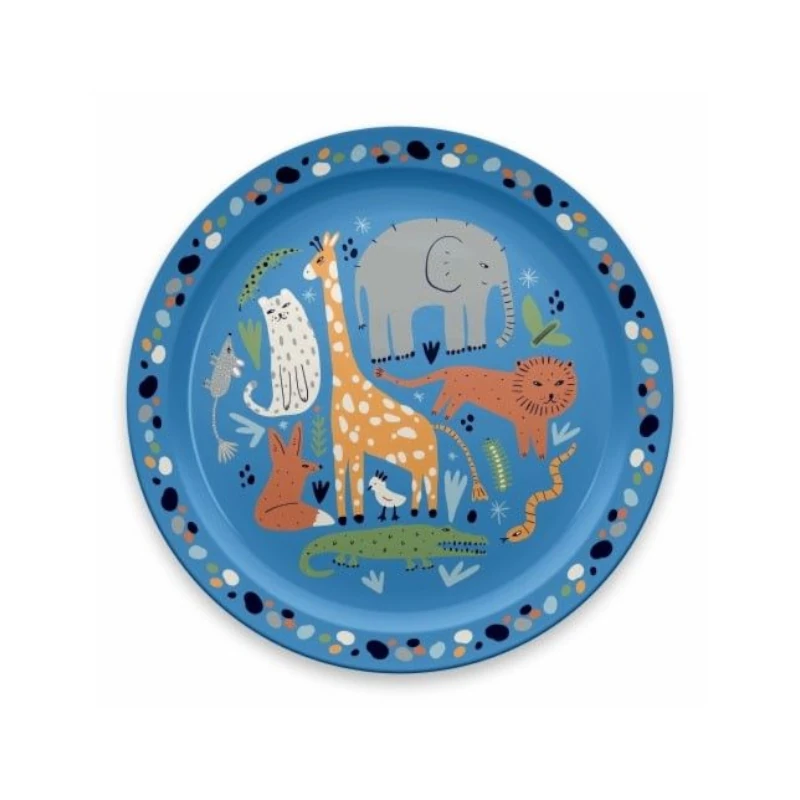 Plato Infantil 8.2  Animales De La Selva